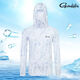 Gamma Kaz ice silk sun protection clothing, thin, breathable and quick-drying, anti-mosquito sea fishing lure fishing sun protection clothing, sun protection clothing. Moonlight Blue XL (140-160Jin Jin equals 0.5kg)