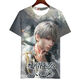 
2025 summer new style Guoyi Love and Deep Space Abstract Earthy Novel Cover Digital Print Short-sleeved Pain Clothes T-shirt TXTZZ-1278 S 80-90Jin [Jin equals 0.5 kg]