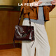 LAFESTINE HURHALT SABE Women 2025 Neue Sommer große Kapazität Einkaufstasche Unterarm Postman Bag Pendeln Kelly Bag 622607 Kastanienbraun [chinesisches Valentinstag Geschenkbox Set]
