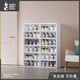 Ant Box (MAYIHEZI) shoe box home minimalist modern small apartment transparent visible door panel large capacity dormitory shoe cabinet 1 column 3 layers 3 compartments 2 doors) can hold 6 pairs of shoes. 80x34x99cm