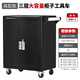 GREENER Auto Repair Tool Trolley Multifunctional Drawer Tool Cabinet Mobile Metal Repair Box for Workshop High-end Cabinet Black
