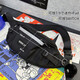 Pull back messenger bag men's Harajuku workwear style sports waist bag new Hong Kong style versatile casual student riding shoulder chest bag women