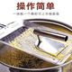 Stainless steel noodle bed, noodle squeezing bed, tadpole squeezing, tadpole squeezing, soybean noodle grater, pasta tool, squeezing bed + slurping pusher (set)