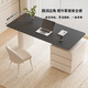 Zuoke Zuojia slate desk light luxury modern simple office desk home computer table and chair combination study large writing desk desk with cabinet 120cm