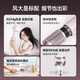 RUAFEE high-speed hair dryer, hollow quick-drying hair care household plasma hair dryer, high-power negative ion far infrared hair dryer for women that does not damage hair, national subsidy, Xinyue powder, hair drying time is halved