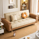 Mumian Cat Claw Leather Sofa Bed Sofa Bed Integrated and Two-Use Foldable Multi-Function Living Room Sofa 2025 New YH-666