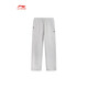 Li Ning BADFIVE velvet warm sweatpants men's 2025 winter new straight-leg loose sweatpants floral gray moon watch mixed gray-2 2XL (185)
