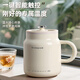 Chigo electric heating cup, stew, all-in-one health kettle, hot milk artifact for one person, small dormitory office, off-white 0.8L filter model, smart touch, multi-level temperature adjustment