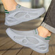2025 New Men and Women Couple Outdoor Shoes Casual Breathable Beach Shoes Anti-Slip Shoes Fitness Indoor Yoga Mesh Shoes 2508 Gray 37