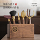 Yipot Tea Walnut Wood Tea Ceremony Six Gentlemen Set High-end Light Luxury Kung Fu Tea Set Accessories Home Tea Table Tea Table Tea Making Tools Tea Bucket Not Included Walnut Wood Set Six Gentlemen
