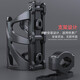 Complete motorcycle water cup holder bumper water bottle cup holder electric vehicle bicycle water cup holder scooter water with water cup holder free tool (black)
