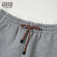 
Teenie Weenie Bear Women's Waiter Pants 2025 Autumn New Simple Temperament Comfortable Elastic Waist Shorts Dark Gray S