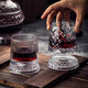 Depinte decompression luminous rotating whiskey glass foreign wine cup Internet celebrity rotating cup water cup crystal glass beer cup diamond 1 piece
