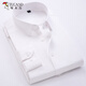 Woodpecker crisp formal shirt men's autumn business professional comfortable cotton casual long-sleeved shirt white L