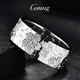 GsunG platinum crushed ice cherry blossom couple rings pure platinum PT950 ring women's new inner arc ring Chinese Valentine's Day gift, priced by gram, contact before bidding