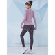 Vanstic Herbst und Winter Neue Fitnesskleidung für Frauen Internet Promi Lose Sportswear Langarm professionelles Training Yoga Set Grey Blue + Dunkelgrau Blau dreiteils Set TC15908 S