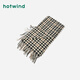 Air chaud 2025 Hiver New Women's Classic Houndstooth Scarf 66 blanc et vert f