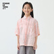 Pommedeterre children's casual short-sleeved shirt off-white 150