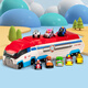 Westinghouse Wangwang team achieves Weiye Sound and Light Super Headquarters Viewing Tower Toy Set Rescue Vehicle Children's Gifts Genuine [Sound and Light] Super Power Large Watchtower 16786