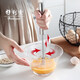 Stainless steel egg whisk egg whisk manual household cream whipping semi-automatic egg mixer kitchen baking press and rotate * reduce wrist pressure - large size 1