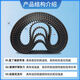 橡胶同步带齿形皮带HTD15528MHTD15608MHTD15688M传动皮带 HTD15688M20mm