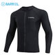 Barrel swimsuit men's surf suit split quick-drying tight-fitting wetsuit long-sleeved trousers direct-selling jellyfish snorkeling suit men's black cardigan M