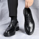 Cartelo Herrenschuhe neue Herren Herbst Business Herren formelle Verschleiß atmungsmaschiger weicher Lederschuhe Britische Softleder Casual Bräutigam heiraten 9903 Black Basic Model 38