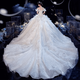 Overview Wedding Dress Main 2025 Bride Texture French Light Heavy Industry Trailing Women Small Niche Light Luxury Trailing Style Eight-piece Set XL