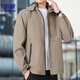 ROMON jacket men's hooded autumn sports commuting casual outdoor assault jacket men's top ZHX2228 camel XL