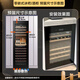 Casarte flat embedded constant humidity new product Casarte 380 liter wine cabinet zero distance free embedded home office red wine cabinet wine cabinet constant temperature and humidity moisturizing cabinet new product flat embedded + constant temperature and humidity + knock door + air cooling frost-free 380L