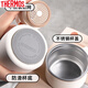 Thermos simple thermos cup with lid for girls 316 stainless steel students go to school special cute 2025 new water cup for men sea salt blue 600ml free dog sticker + cup brush simple installation