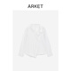 ARKET women's pure cotton long-sleeved asymmetrical shirt white autumn new style 1303565001 white XXS 155/76A 32