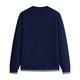 Navigare Italian small sailing cardigan men's 2025 spring and autumn new pure wool sweater cable sweater cardigan navy blue M