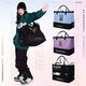 Wanna bag snowboard equipment ski shoe backpack large capacity dry and wet separation waterproof travel shoulder handbag 50 purple