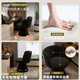 Menile Nordic makeup stool dressing chair rotatable negotiation chair leisure chair designer bedroom light luxury style dressing table stool 360 rotation | black skin-friendly velvet