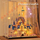 
Valentine's Day Gift Boyfriend's Handmade Chinese Building Blocks Eternal Flower Micro-grained Building Blocks Assembled Girls' Birthday Gift Huadu Castle-Disney 16783 Granules [Collection and Purchase + Giveaway +] Acrylic Cover + Lighting 9 Gifts