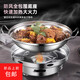 Dry pot pot alcohol stove household small hot pot special stove stove stainless steel new style windproof alcohol stove windproof energy gathering 18cm