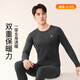 Fenton couples thermal underwear for men, containing wool and silk, warm 2025 new long-sleeved men's base suit