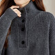 Shexi (Srcr) 440g thickened cashmere high-quality loose woolen sweater for women to wear autumn and winter knitted base sweater