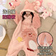 Sweet Fish Pie Big Star Hooded Nightgown 2025 Winter Girls Cartoon Coral Fleece One-piece Women's Plush Thickened Plush Home One-piece Fleece MQ 5412 Pie Big Star S Height 143-153 Weight 70-85 Jin Jin is equal to 0.5 kg