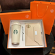 Starbucks Cup Teacher's Day Mid-Autumn Festival Gift Stainless Steel Insulated Cup Graduation Gift Box Water Cup Coffee Cup Souvenir Platinum Goddess Coffee Gift Box 1