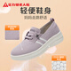 
Zulijian elderly shoes for women's lightweight soft sole sneakers soft sole mother shoes casual walking shoes 6175K purple 36