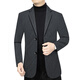 Septwolves Jacket Expert 2025 New Men's Casual Suit Jacket Men's Autumn and Winter Middle-aged Casual Uniform Dad Suit Top Thin Section Light Gray D96099 XL 180 Size Suitable for 130-155 Jin Jin is equal to 0.5 kg