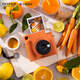 FUJIFILM Instax SQ1 Instant Imaging Camera Square Photo Paper Ocher Orange Package 1 Contains 40 sheets of white edge photo paper + peripheral accessories Official standard
