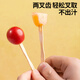 Xingfang Disposable Fork Bamboo Fork 2-tube Pack 200 Fruit Picks Fruit Fork Cake Fork Dessert Fork