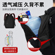 Pull back backpack men's backpack large capacity fashion casual travel bag computer bag high school college student junior high school bag female black [Sky Duck Pendant]