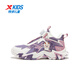 Xtep Children's Shoes Lingfeng 3.0 Fine Mink Velvet Warm Sports Shoes Anti-Slip Safety Guard Cotton Shoes Ningye Purple/Sail White 36