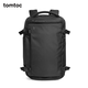 Tomtoc Sac de voyage de grande capacité sac à dos léger sac à dos léger Légalé loisir de voyage d'eau de voyage de voyage T66 Black Black 28l Convient pour les voyages légers de 23 jours