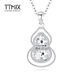 TTMIX new Chinese style gourd pendant pt950 platinum pendant women's fashion honeycomb platinum pendant birthday gift 2.9-3.1g