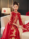 
Xiuhe Wear 2025 New Bridal Wedding Chinese Dress Wedding Wedding Dress Large Size Toast Wedding Dress Wedding Dress Slim Spring and Summer S